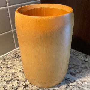 Bamboo Kitchen Utensil Holder 6 3/4” (Utensils Not Included)